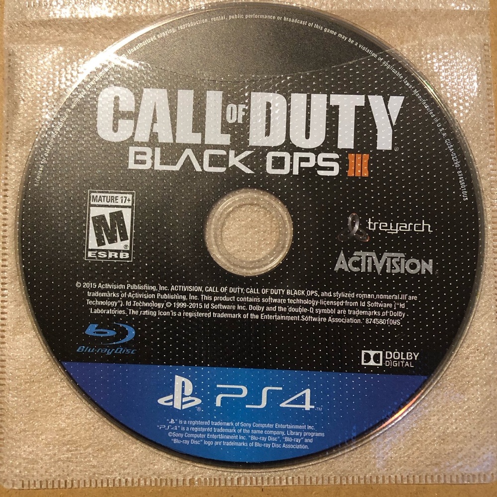 Call of Duty: Black Ops III for PS4 - Disc only